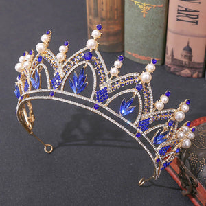 Bridal Tiara Big Crown Wedding Tiara Catwalk Show Hair Accessories