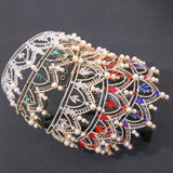 Bridal Tiara Big Crown Wedding Tiara Catwalk Show Hair Accessories