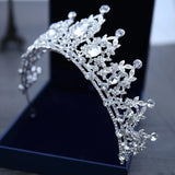 Bridal Tiara Rhinestone Crown Headband Wedding Hair Jewelry