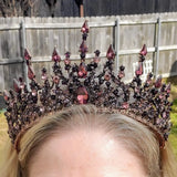 Bridal Tiara Halloween Crown Princess Queen Rhinestone Headband