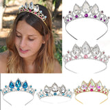 Bridal Wedding Crown Princess Crystal Tiara Headdress