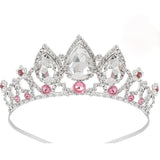 Bridal Wedding Crown Princess Crystal Tiara Headdress
