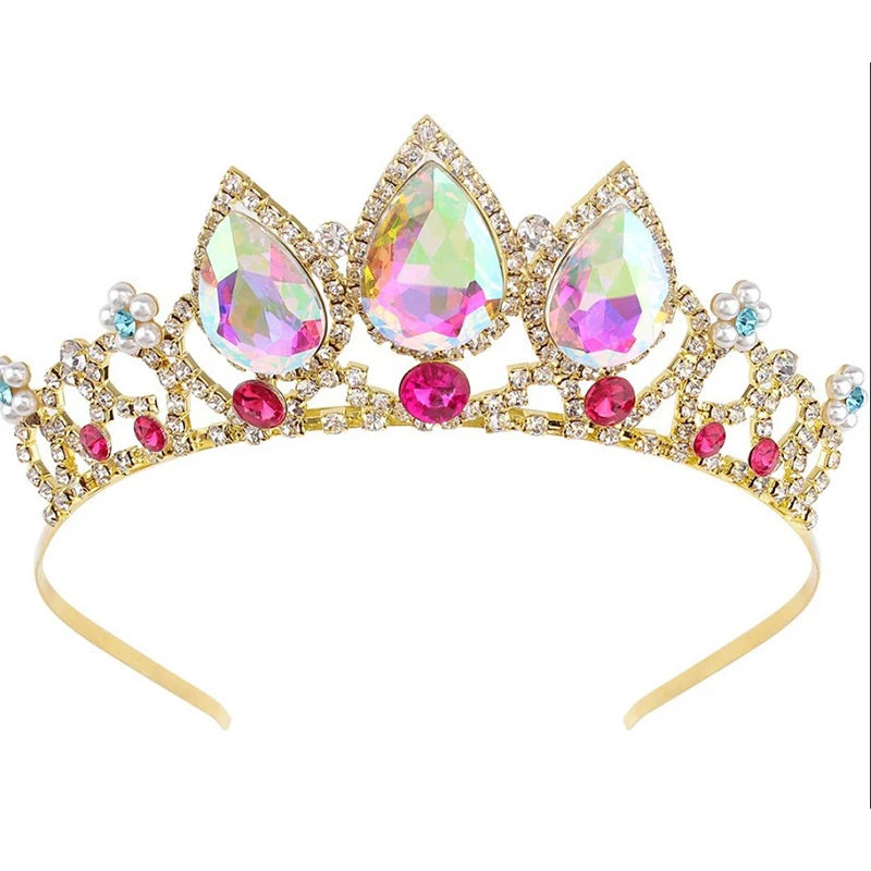 Bridal Wedding Crown Princess Crystal Tiara Headdress
