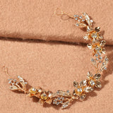Bridal Wedding Crystal Headband Rhinestone Hairband Flower Decoration