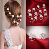 Crystal Pearl Flower Bridal Wedding Hair Accessories Headband
