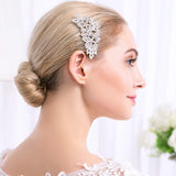 Crystal Hair Comb Clips Rhinestone Hair Jewelry Bridal Headpiece