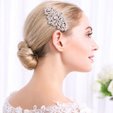 Crystal Hair Comb Clips Rhinestone Hair Jewelry Bridal Headpiece