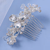 Crystal Hair Comb Clips Rhinestone Hair Jewelry Bride Headpiece