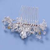 Crystal Hair Comb Clips Rhinestone Hair Jewelry Bride Headpiece