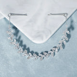 CZ Hair Comb Clips Jewelry for Women Headband Bride Prom