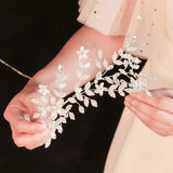 CZ Hair Comb Clips Jewelry for Women Headband Bride Prom