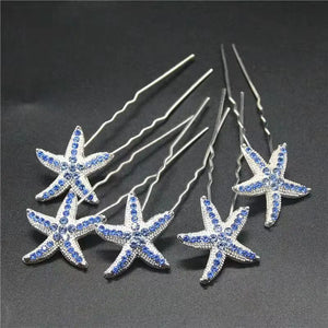 Bridal Rhinestone Hair Pins Forks Pearl Hairpins