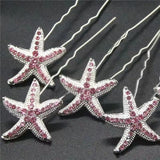 Bridal Rhinestone Hair Pins Forks Pearl Hairpins