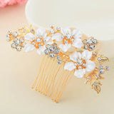 Bridal Wedding Hair Combs Shining Rhinestone Headpieces