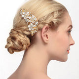 Bridal Wedding Hair Combs Shining Rhinestone Headpieces