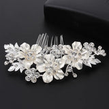 Bridal Wedding Hair Combs Shining Rhinestone Headpieces