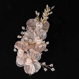Bridal Wedding Hairband Pearl Corsage Wrist flower for Women