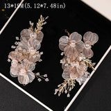 Bridal Wedding Hairband Pearl Corsage Wrist flower for Women