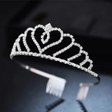 Bridal Rhinestone Crown Headband Hair Accessories Party Jewelry