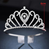 Bridal Rhinestone Crown Headband Hair Accessories Party Jewelry