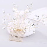 Bridal Wedding Rhinestone Hair Comb Bride Head Ornaments