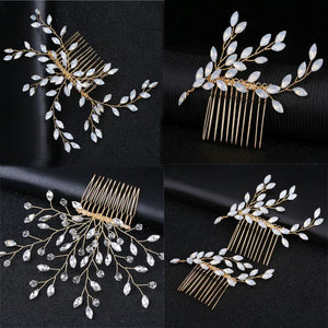 Bridal Wedding Rhinestone Hair Comb Bride Head Ornaments