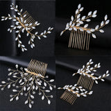 Bridal Wedding Rhinestone Hair Comb Bride Head Ornaments