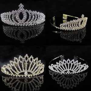 Crystal Bridal Wedding Tiara Crown Comb Hair Accessories