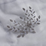 Zircon Hair Comb Silver Wedding Prom Crown