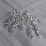 Zircon Hair Comb Silver Wedding Prom Crown