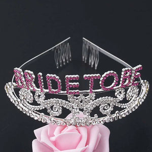 Bridal Crown Headdress Rhinestone Wedding Hair Comb