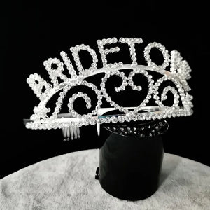 Bridal Crown Headdress Rhinestone Wedding Hair Comb