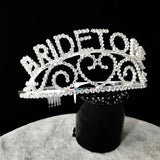 Bridal Crown Headdress Rhinestone Wedding Hair Comb