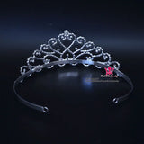 Double Heart Rhinestone Crystal Headband