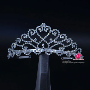 Double Heart Rhinestone Crystal Headband