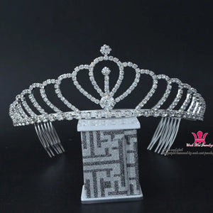 Rhinestone Crystal Flower Headband Crown
