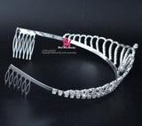 Rhinestone Crystal Flower Headband Crown