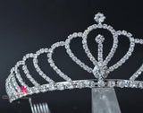 Rhinestone Crystal Flower Headband Crown