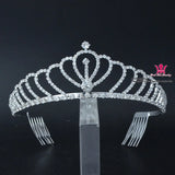 Rhinestone Crystal Flower Headband Crown