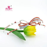 Alloy Bridal Headband with Hair Accessories