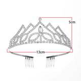 Rhinestone Tiara Wedding Crown Headband Crystal Hair Accessories