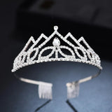 Rhinestone Tiara Wedding Crown Headband Crystal Hair Accessories