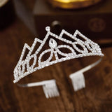 Rhinestone Tiara Wedding Crown Headband Crystal Hair Accessories
