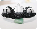 Crystal Crown Natural Quartz Raw Crystal Headband Wiccan Hair Accessories