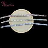 CZ Crystal Bangle Silver Bracelet for Women