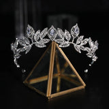 Bride Crown Zircon Rhinestone Bridesmaid Tiaras Headband Wedding Headdress