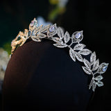 Bride Crown Zircon Rhinestone Bridesmaid Tiaras Headband Wedding Headdress
