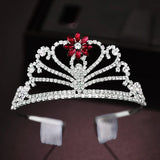 Bride Crystal Crown Headdress Wedding Hair Comb