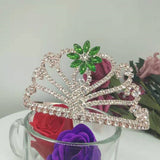Bride Crystal Crown Headdress Wedding Hair Comb