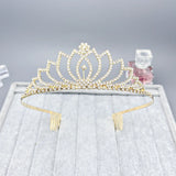 Rhinestone Wedding Tiara Headband for Little Girl Birthday